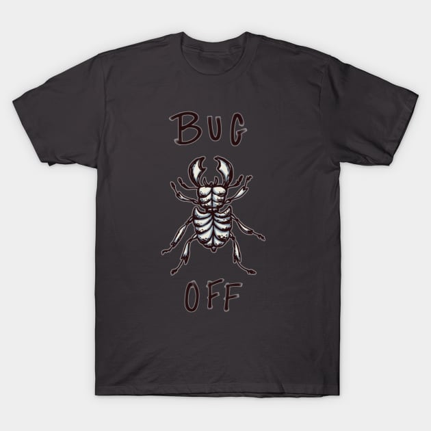 Bug Off T-Shirt by Lemonochi